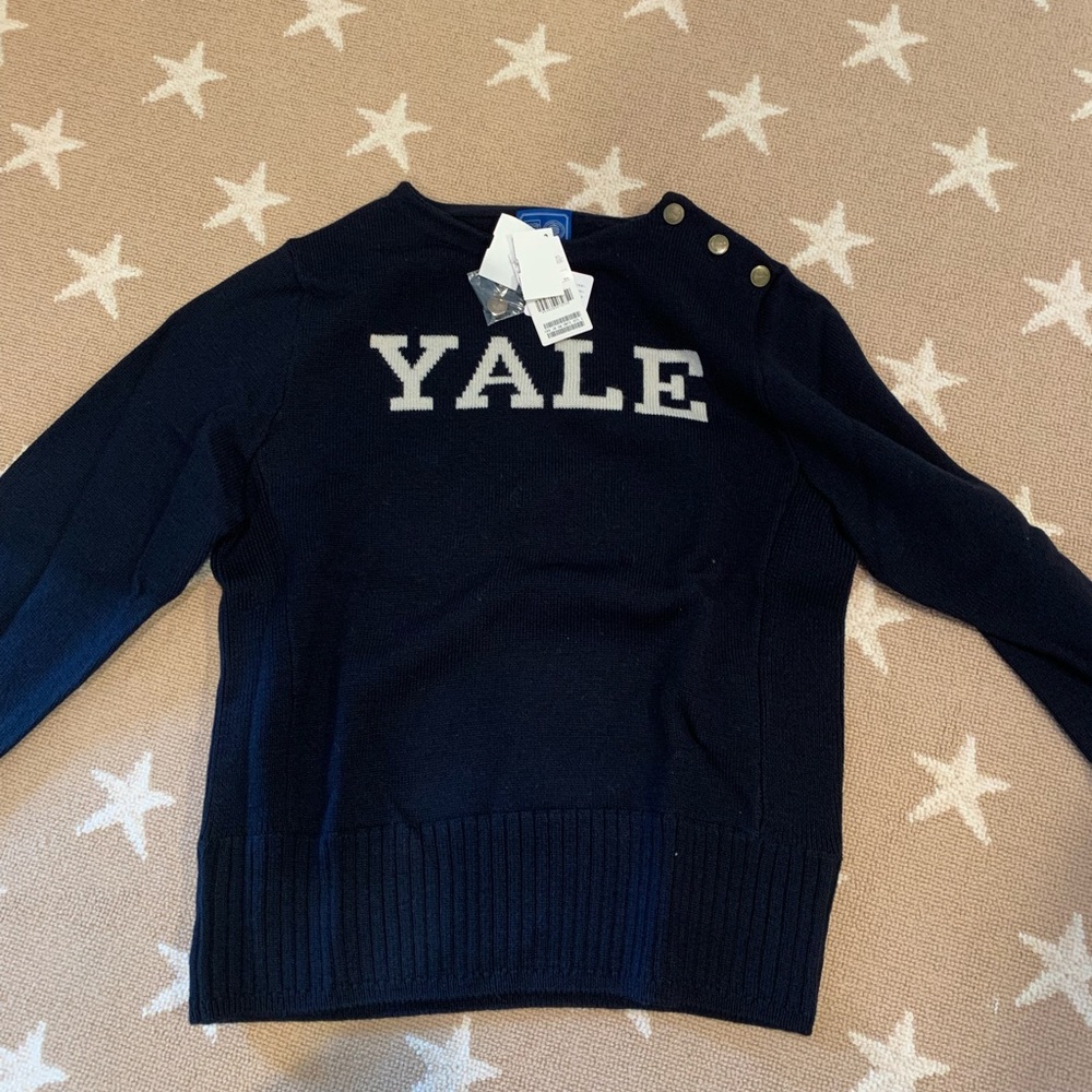 YALE J PRESS WOOL BOAT NECK SWEATER